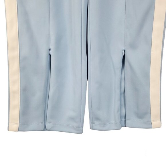 🔥117 Wild Fable Split Hem High Rise Blue Track Pants - Picture 6 of 11